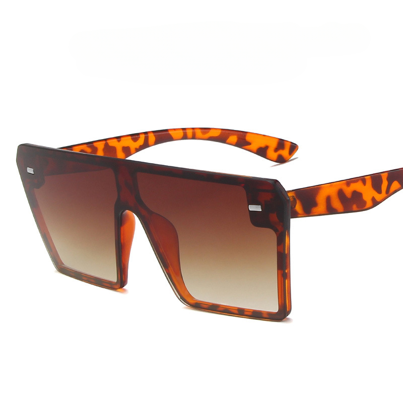 Wholesale PC Rice Nail Square Frame Conjoined Piece Sunglasses